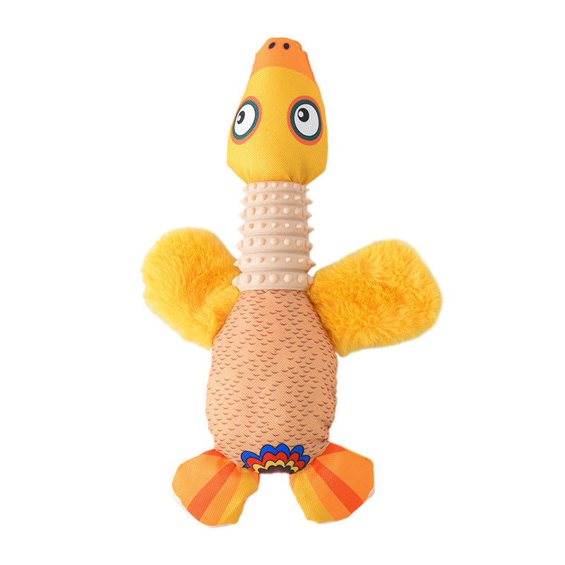 Pet Plush Toys Sound Big Goose Molars Bitten Cute Cartoon Dog Toys Pet Supplies - Go Bagheera