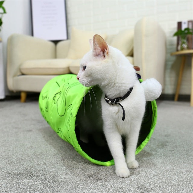 Hot Drop Shipping Pet Cat Tunnels Catnip Printed - Go Bagheera