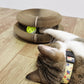 Magic Organ Cat Scratch Board Cat Toy with Bell Cat Grinding Claw Cat Climbing Frame Round Corrugated Cat Litter Cat Scratch Toy - Go Bagheera