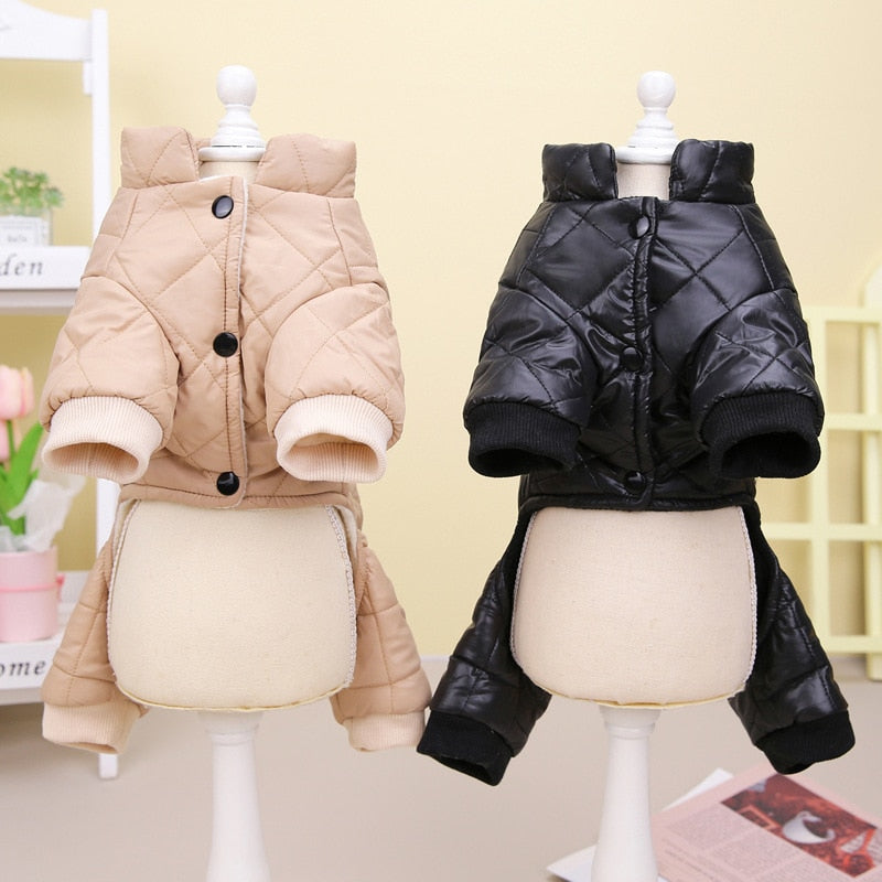 Waterproof Dog Clothing Winter Dog Jumpsuit Rompers Warm Puppy Coat Jacket Yorkie Pomeranian Poodle Bichon Small Dog Clothes - Go Bagheera