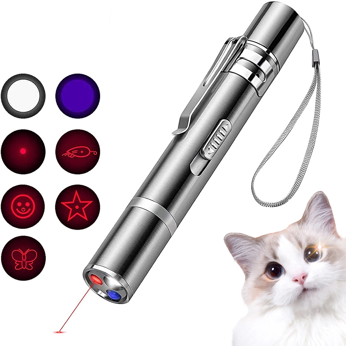Pet Training Exercise Tool Cat Toys LED Pointer - Go Bagheera